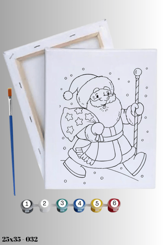 Noelbaba Çocuklar İçin Boyama Seti