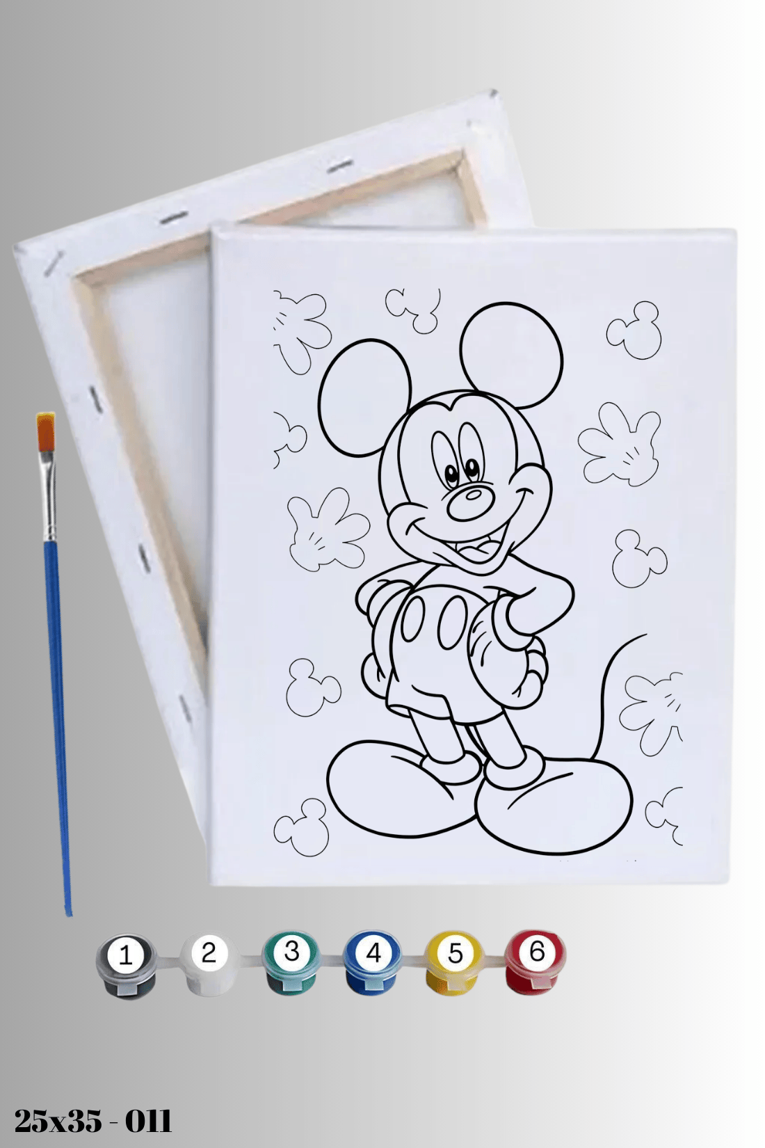 Mickey Mause Çocuklar İçin Boyama Seti