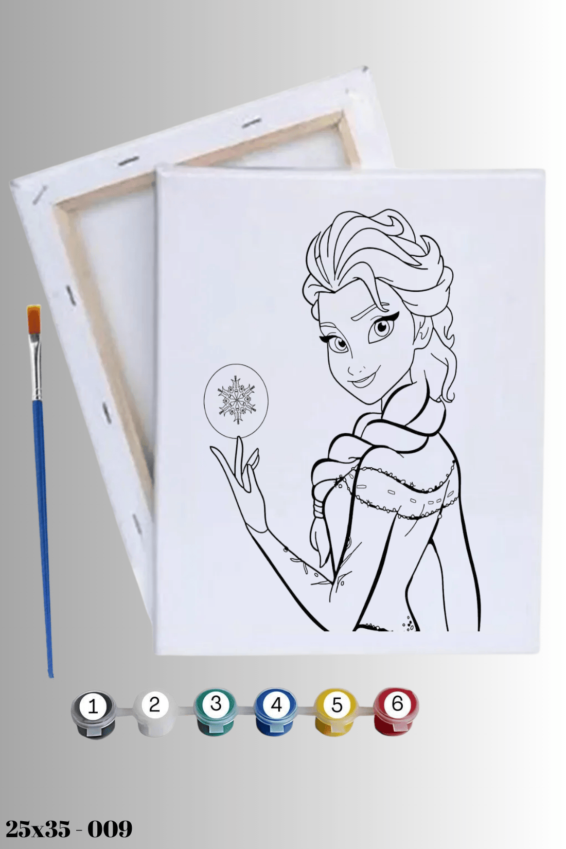 Kraliçe Elsa Çocuklar İçin Boyama Seti