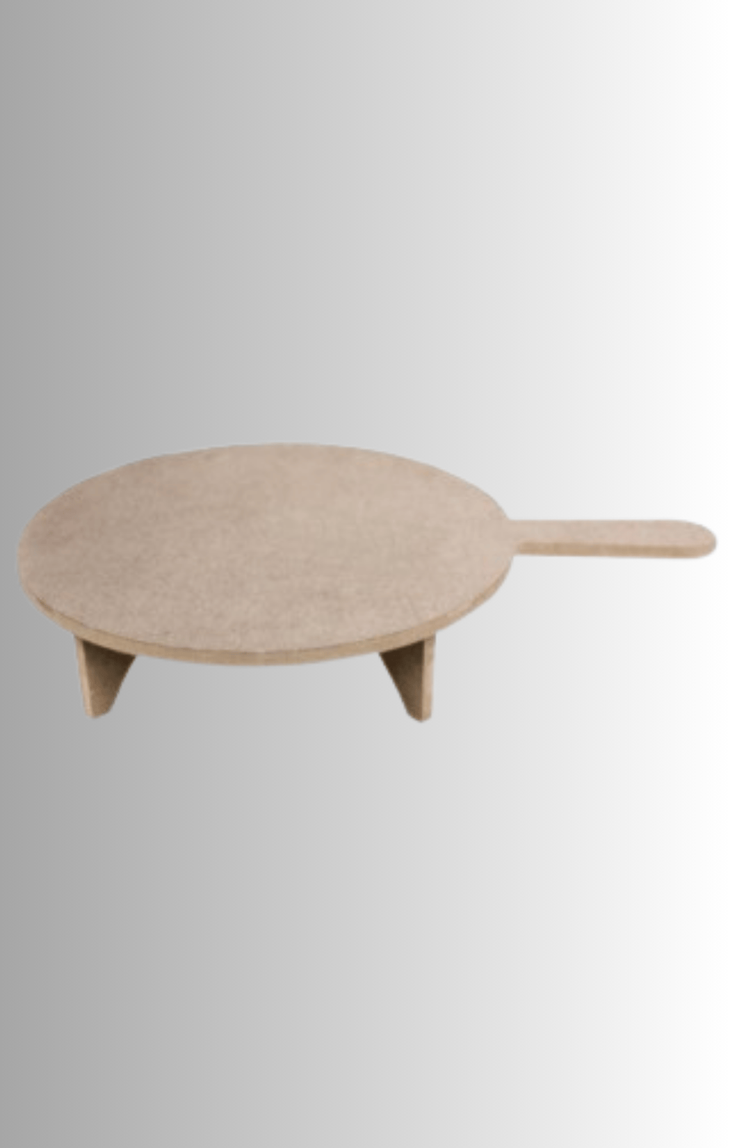 18mm Yuvarlak Kulplu Ayaklı MDF Sunumluk SN 23
