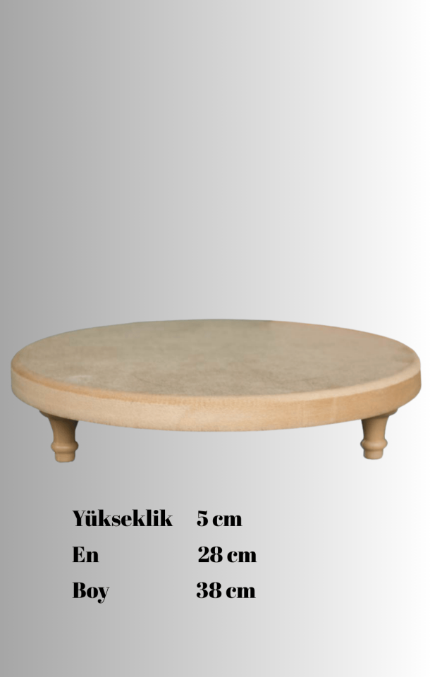18mm Yuvarlak Ayaklı Sunumluk SN 24