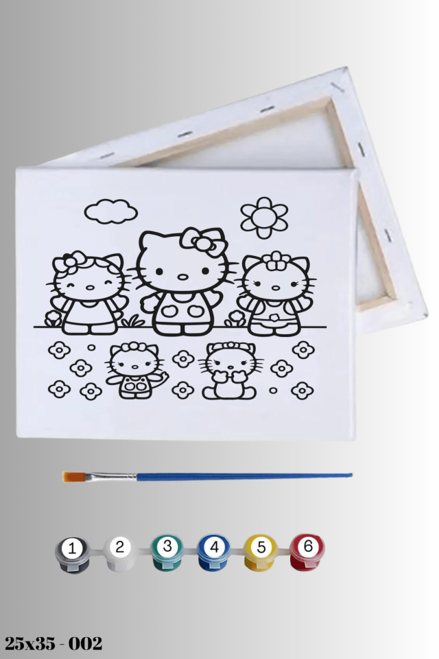 Hello Kitty Çocuklar İçin Boyama Seti