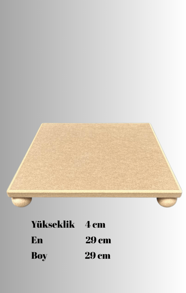 Torna Top Ayaklı Kare Sunumluk SN 29