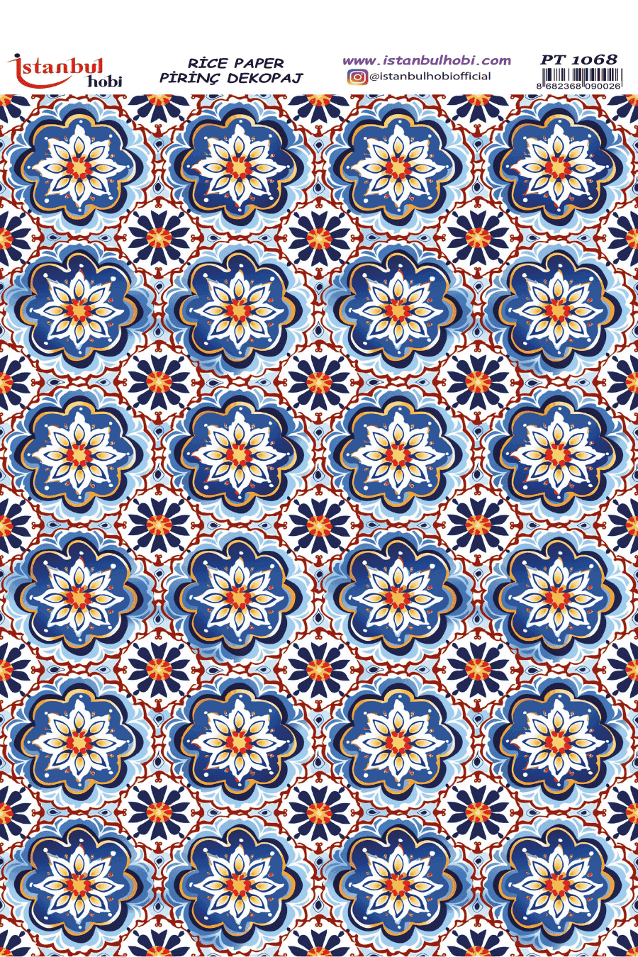 Pirinç Dekopaj Etnik Desen Serisi PT-1068