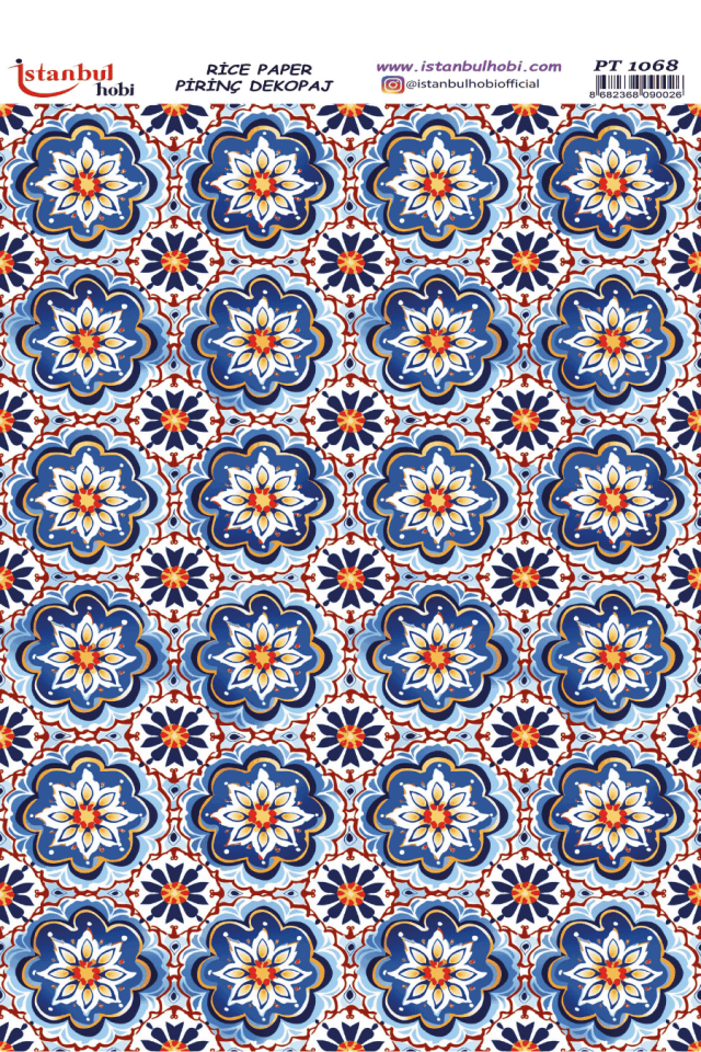 Pirinç Dekopaj Etnik Desen Serisi PT-1068