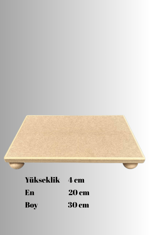 Torna Top Ayaklı Dikdörtgen Sunumluk SN 30