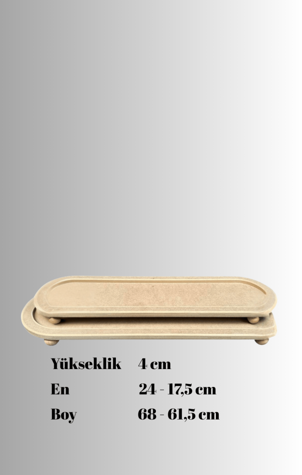 2'li Oval Takım Top Ayaklı Sunumluk SN 32