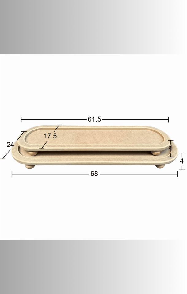 2'li Oval Takım Top Ayaklı Sunumluk SN 32