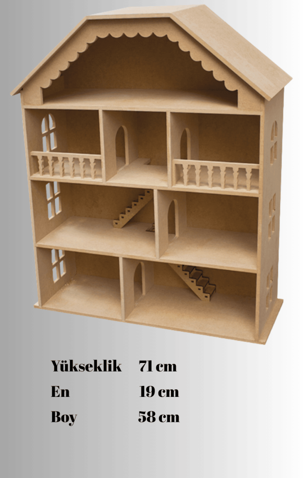 Büyük MDF Oyun Evi L-333