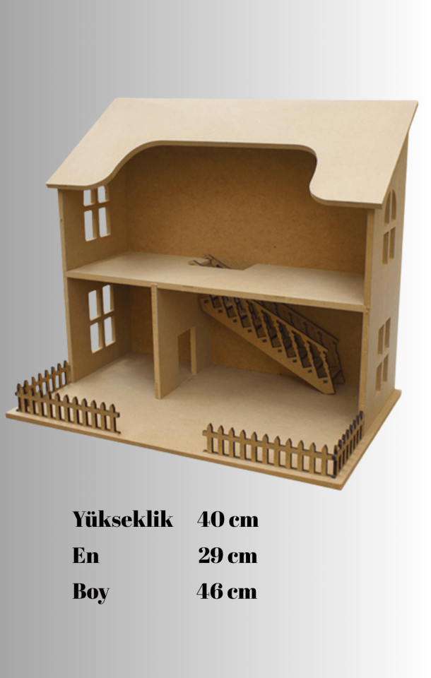 Çitli 2 Katlı Oyun Evi MNH-06