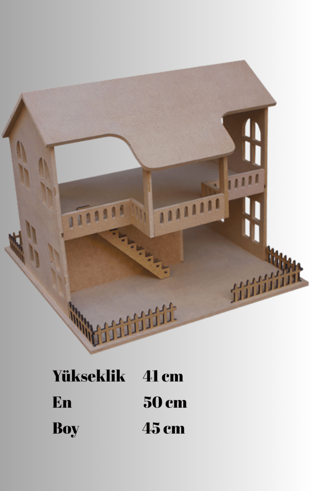 Villa 2 Katlı Oyun Evi MNH-09