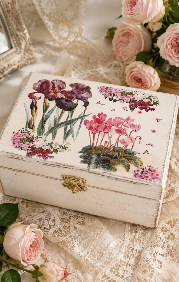 Pembe Lilyum Bahçesi Evrensel Seri UC-02 30x32cm
