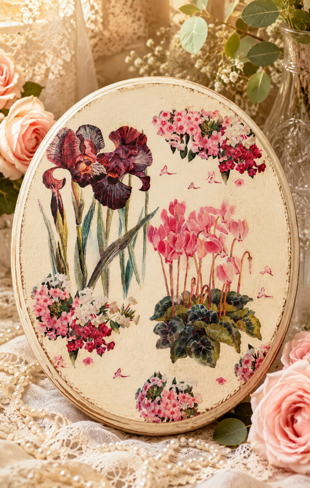 Pembe Lilyum Bahçesi Evrensel Seri UC-02 30x32cm