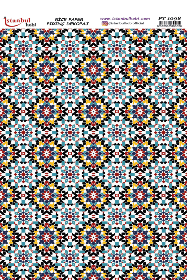 Pirinç Dekopaj Etnik Desen Serisi PT-1098