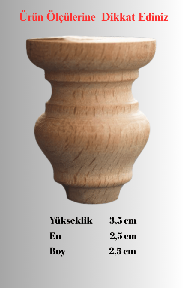 3,5cm Torna Ayak ve Kulp FT-35