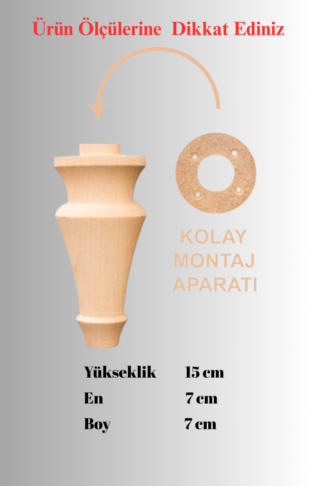 15cm Torna Ayak FT-22
