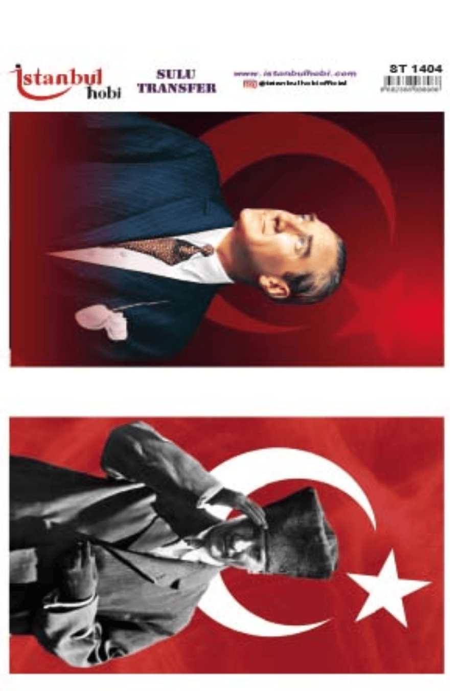 Sulu Transfer Atatürk Desen Seri ST1404