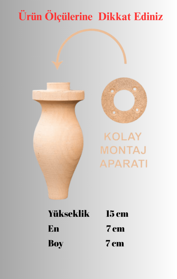 15cm Torna Ayak FT-21