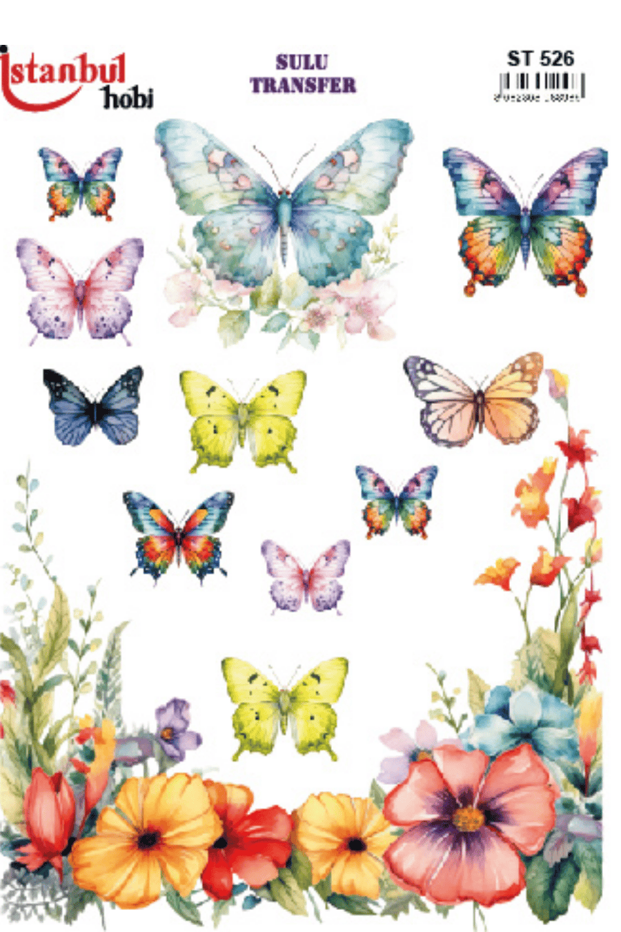Sulu Transfer Hayvanlar Desenli Seri ST526