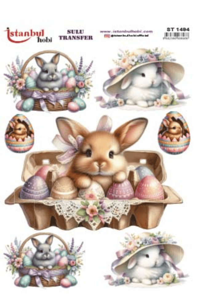 Sulu Transfer Easter Desen Seri ST1494