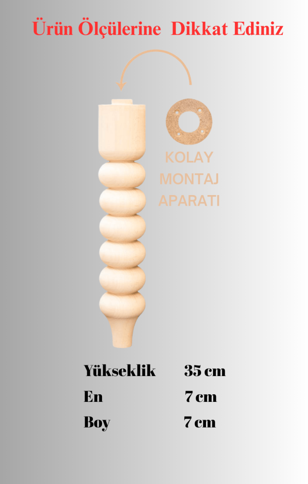 35cm Torna Ayak FT-13