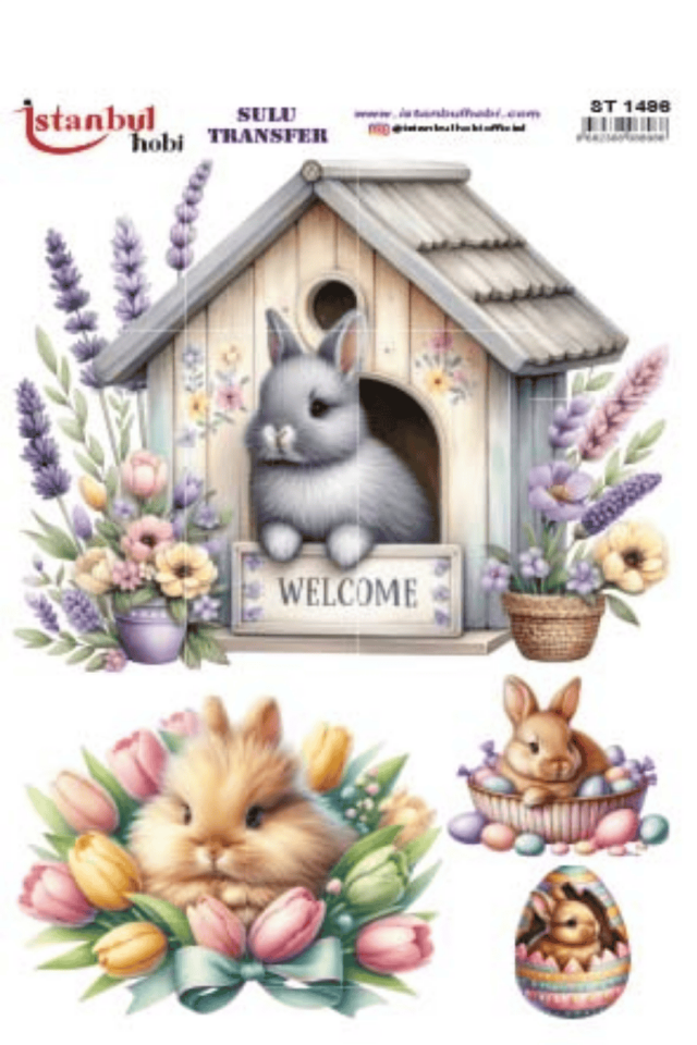 Sulu Transfer Easter Desen Seri ST1496