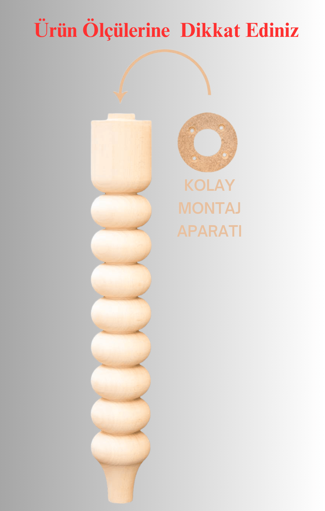 45cm Torna Ayak FT-12