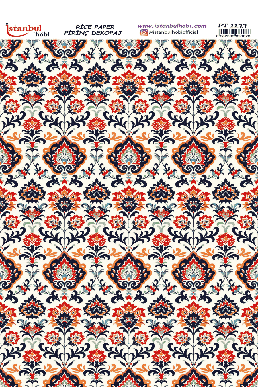 Pirinç Dekopaj Etnik Desen Serisi PT-1133