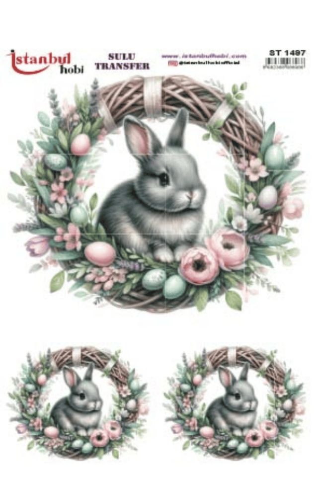 Sulu Transfer Easter Desen Seri ST1497