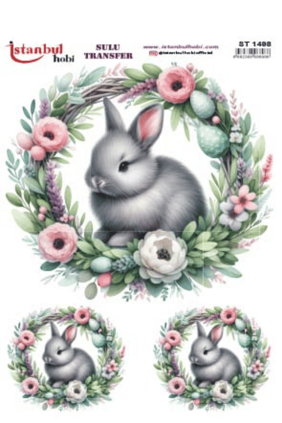 Sulu Transfer Easter Desen Seri ST1498