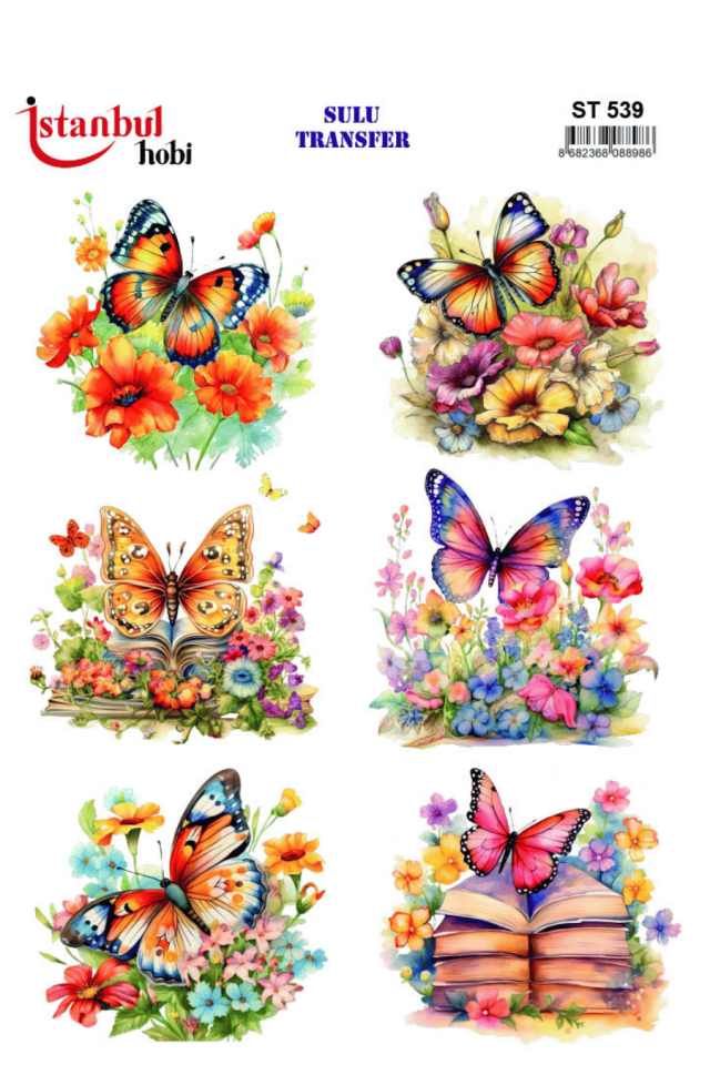 Sulu Transfer Hayvanlar Desenli Seri ST539