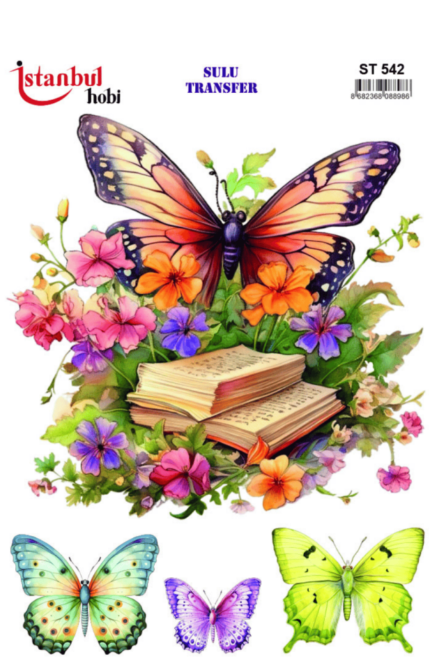 Sulu Transfer Hayvanlar Desenli Seri ST542