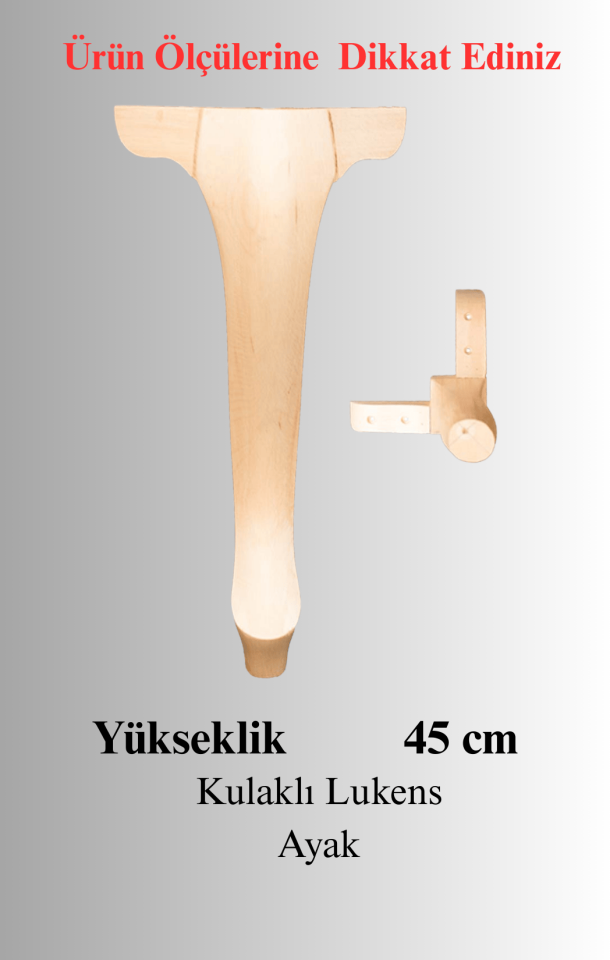 45cm Kulaklı Lukens Ayak FT-06