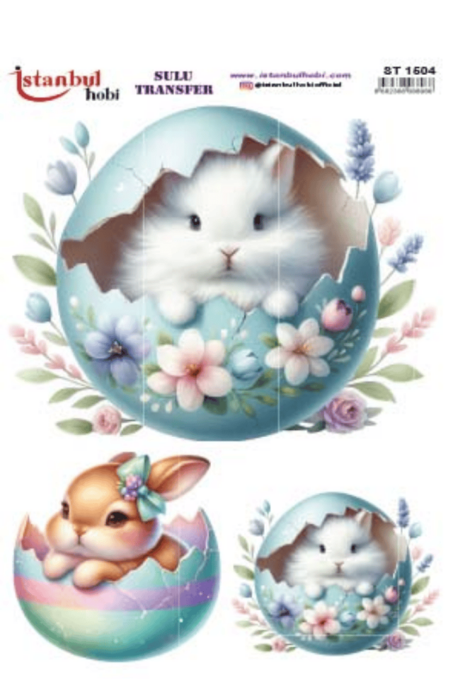 Sulu Transfer Easter Desen Seri ST1504