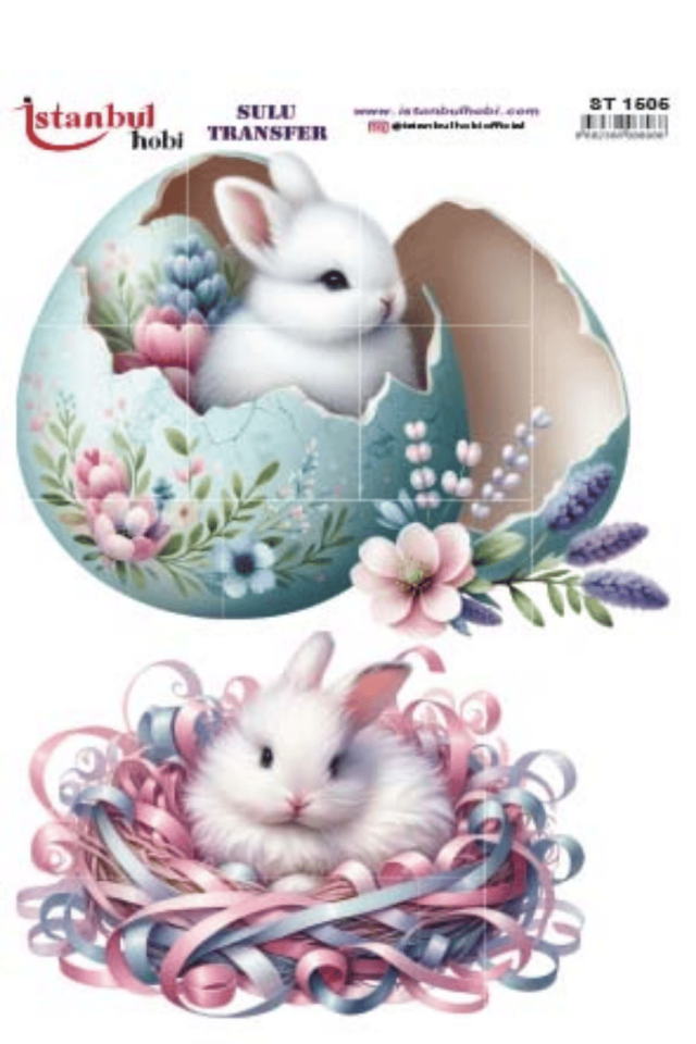 Sulu Transfer Easter Desen Seri ST1505