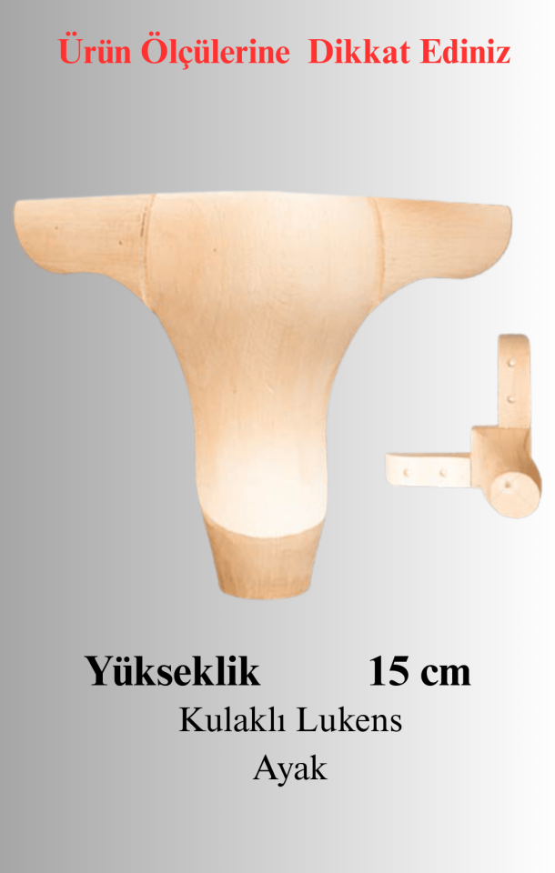 15cm Kulaklı Lukens Ayak FT-03
