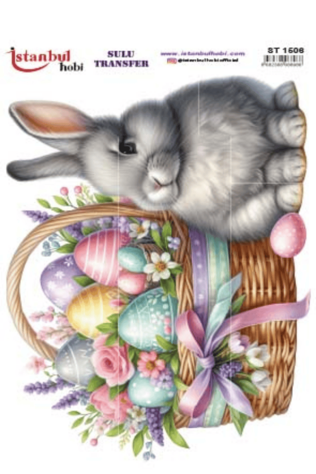 Sulu Transfer Easter Desen Seri ST1506