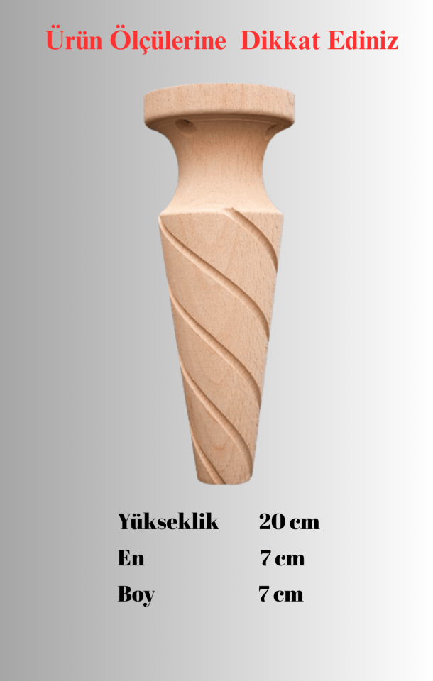 20cm Torna Ayak FT-02