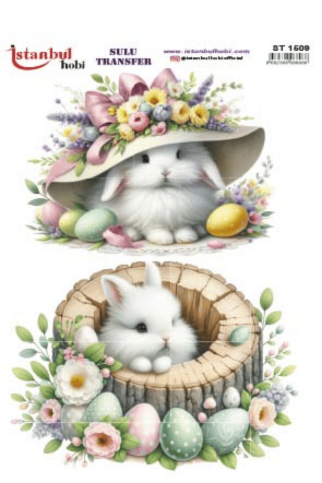 Sulu Transfer Easter Desen Seri ST1509