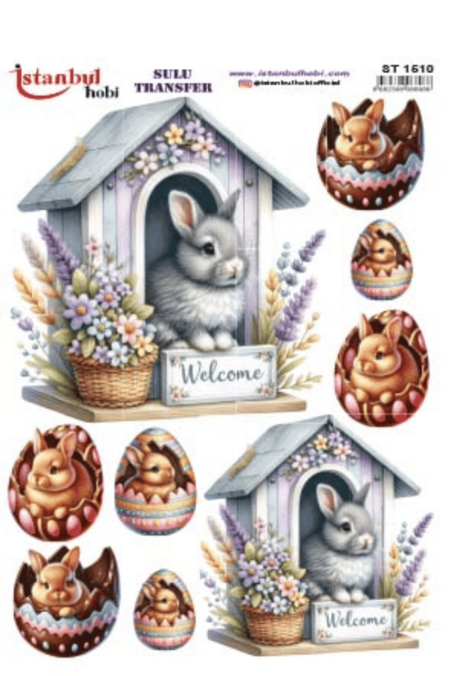 Sulu Transfer Easter Desen Seri ST1510