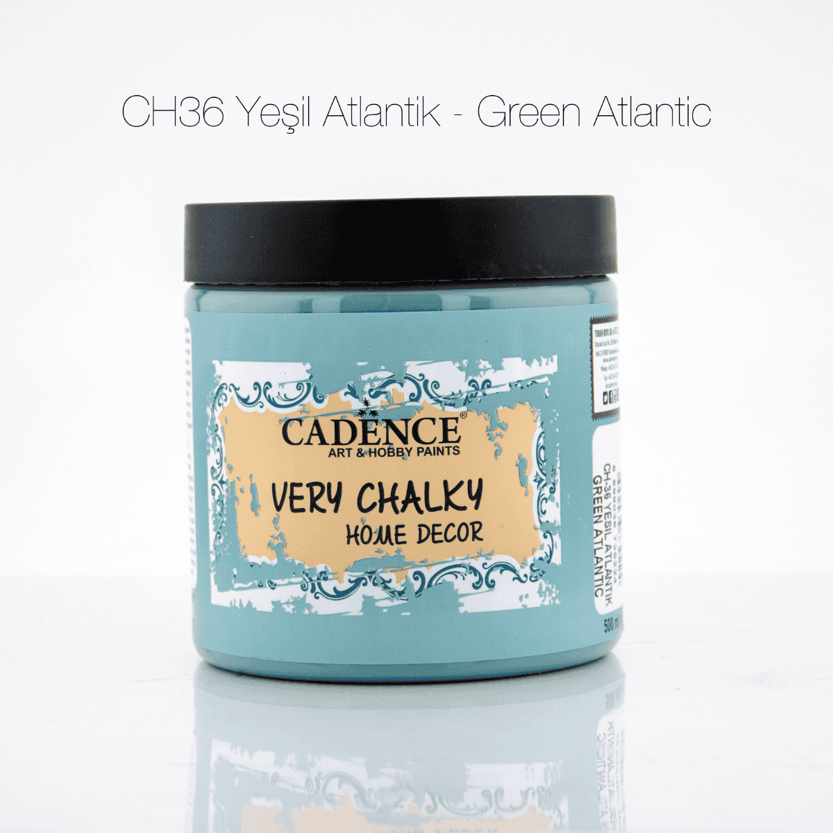 Yeşil Atlantik Very Chalky Kadife Dokulu Boya