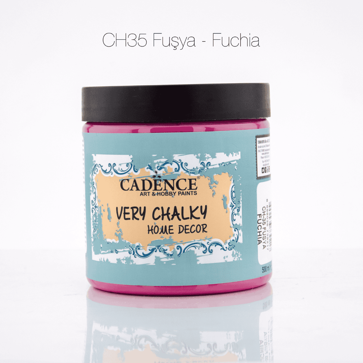 Fuşya Very Chalky Kadife Dokulu Boya