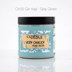 Gri Yeşil Very Chalky Kadife Dokulu Boya