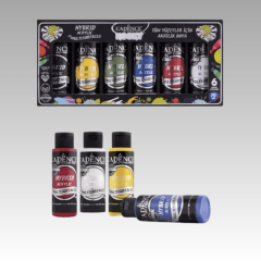 Kooky 6'lı Hibrit Multisurface Akrilik Boya Seti 70ML