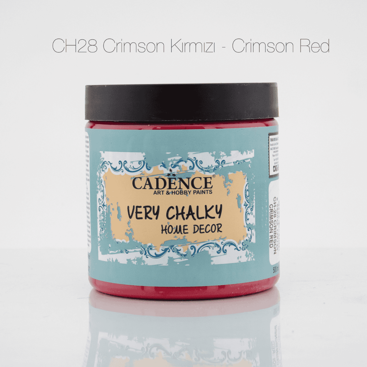 Crimson Kırmızı Very Chalky Kadife Dokulu Boya