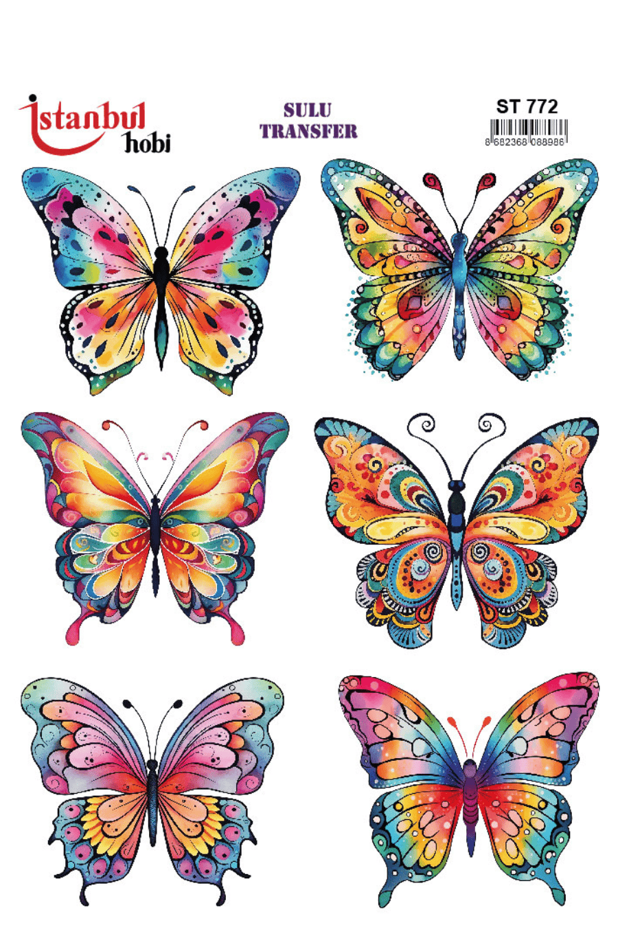 Sulu Transfer Hayvanlar Desenli Seri ST772