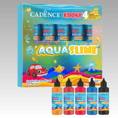 Kooky Aqua Slime Kendin Yap Karma Set 5X90ML