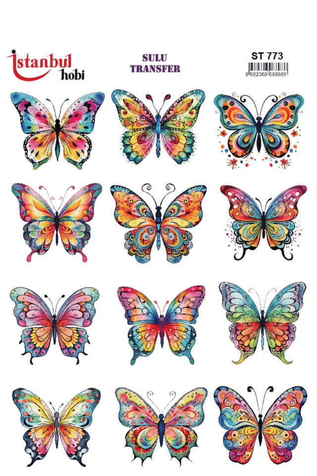 Sulu Transfer Hayvanlar Desenli Seri ST773