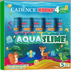 Kooky Aqua Slime Orman Hayvanları Set 5X90ML