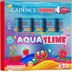 Kooky Aqua Slime Tatlı Meyveler Set 5X90ML